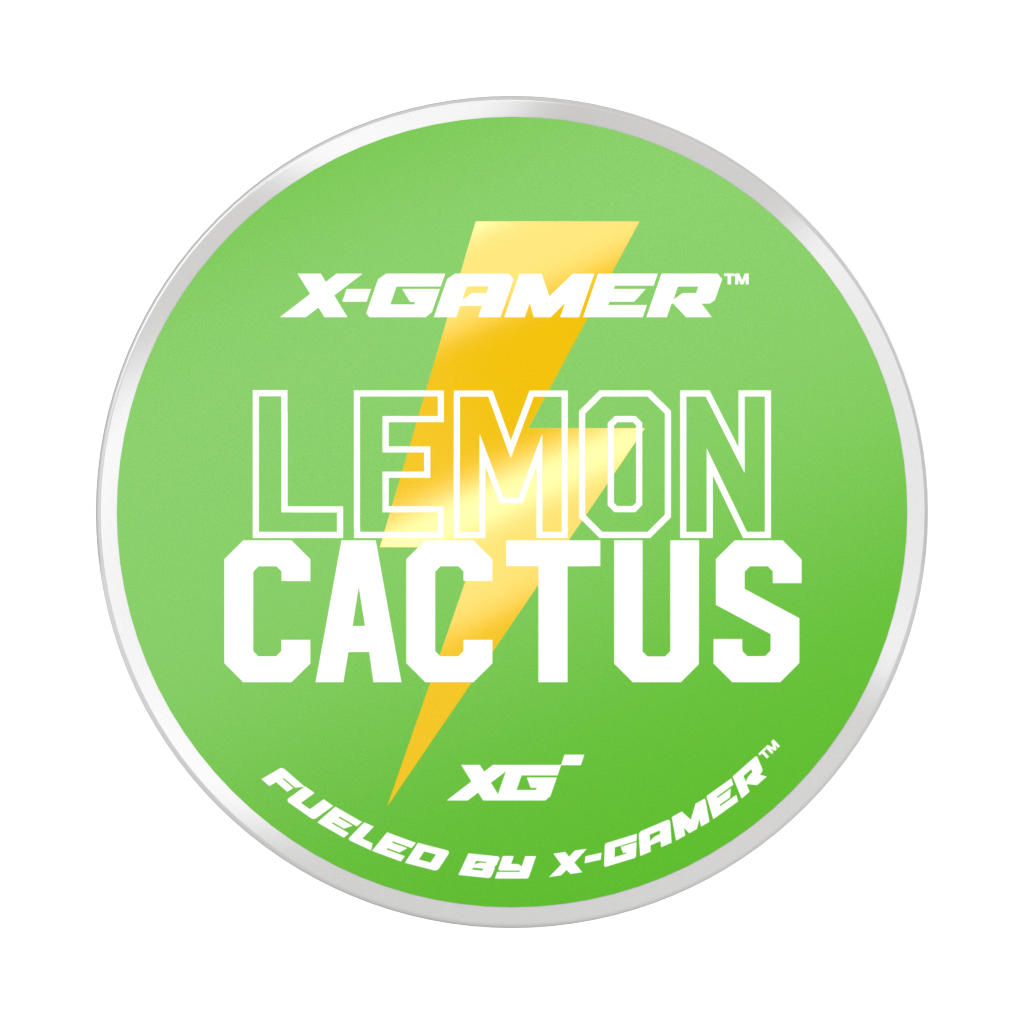 Koffein Snus - X-Gamer Energy Pouches Lemon & Cactus 50mg