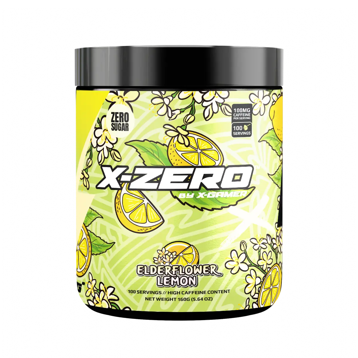 Gaming Booster -  X-Zero Elderflower Lemon - Holunderblüte Zitronen Flavour