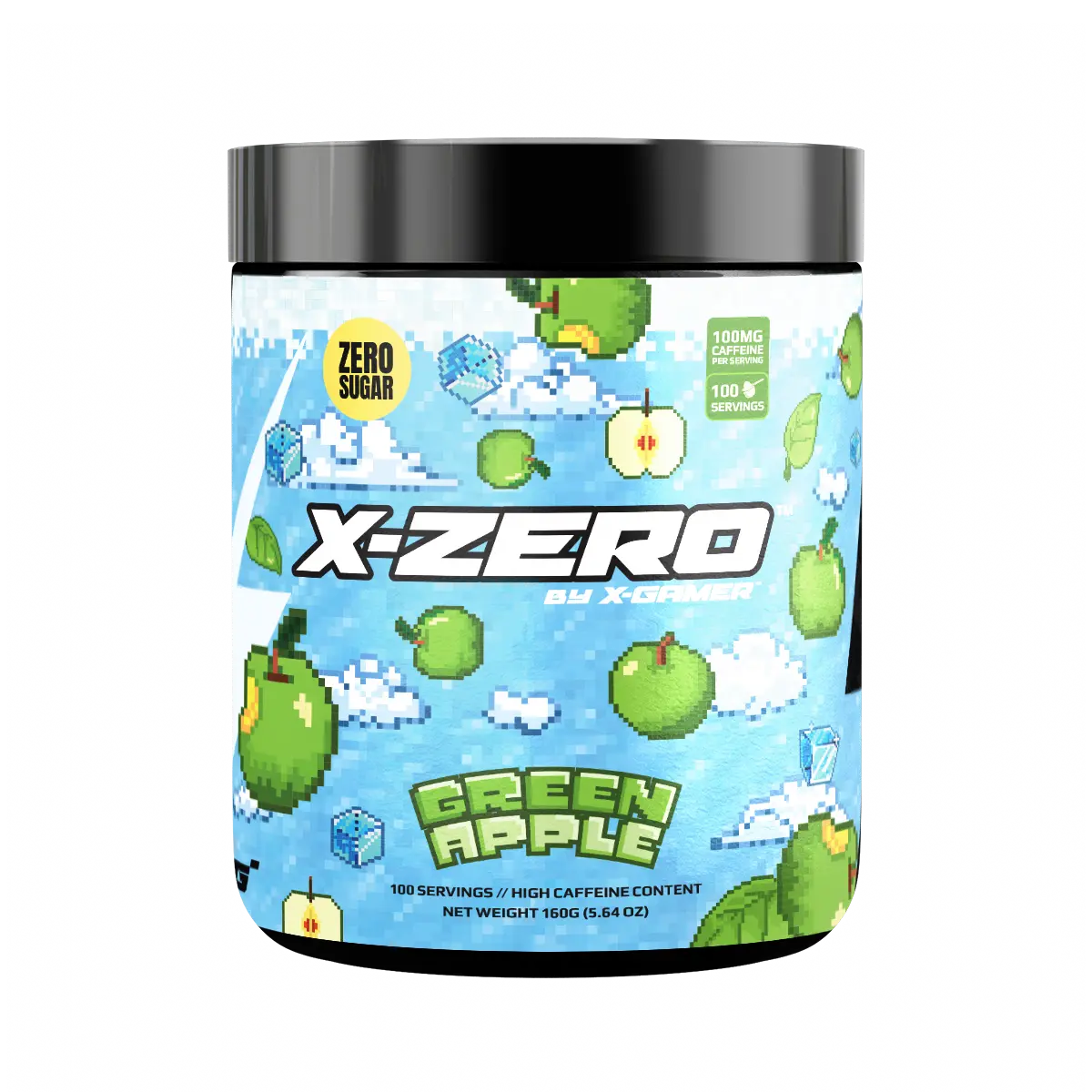 Gaming Booster -  X-Zero Green Apple - Apfel Flavour