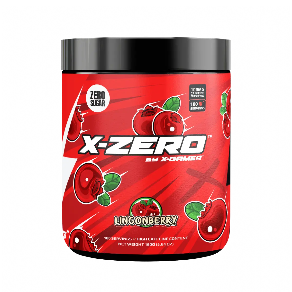 Gaming Booster -  X-Zero Lingonberry - Preiselbeere Flavour