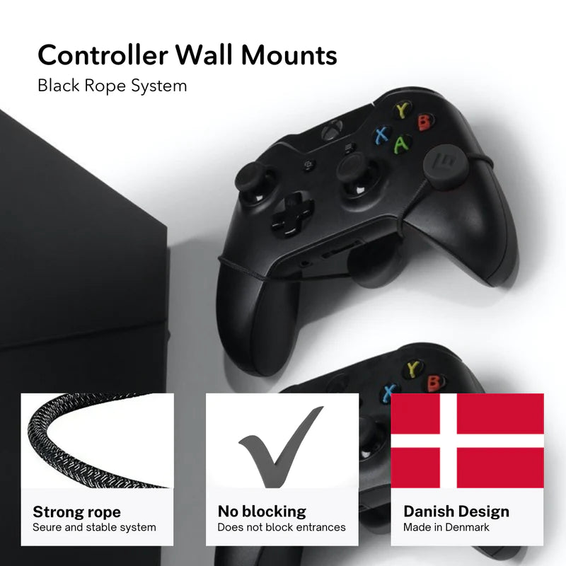 Wall Mount Xbox Controller - Black