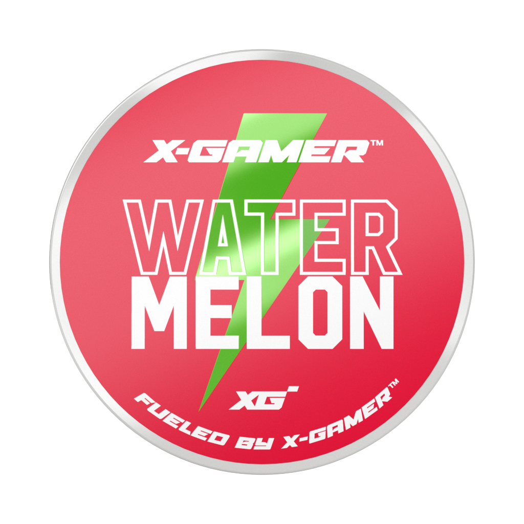 Caffeine Snus - X-Gamer Energy Pouches Watermelon 50mg 