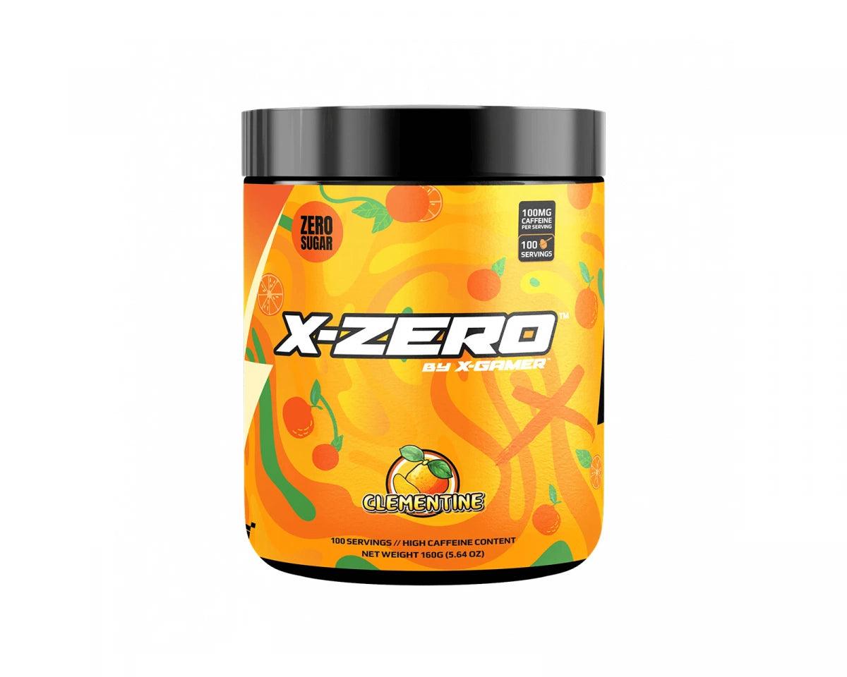 X-Gamer Gaming Booster - X-Zero Apfel Orange Geschmack - 100 Portionen (160gr) - Gamingstuff.ch