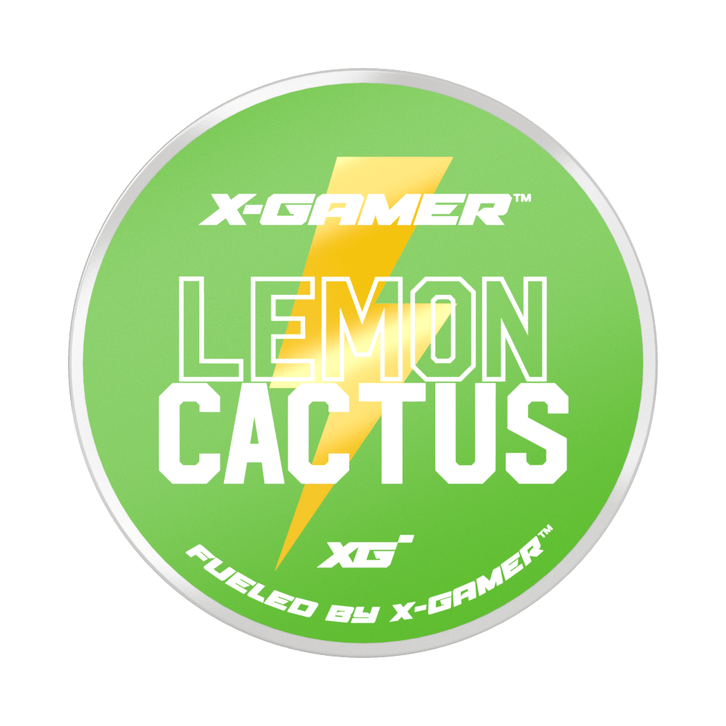 X-Gamer Koffein Snus - Lemon & Cactus 50mg Koffein (20 Beutel pro Dose) - Gamingstuff.ch