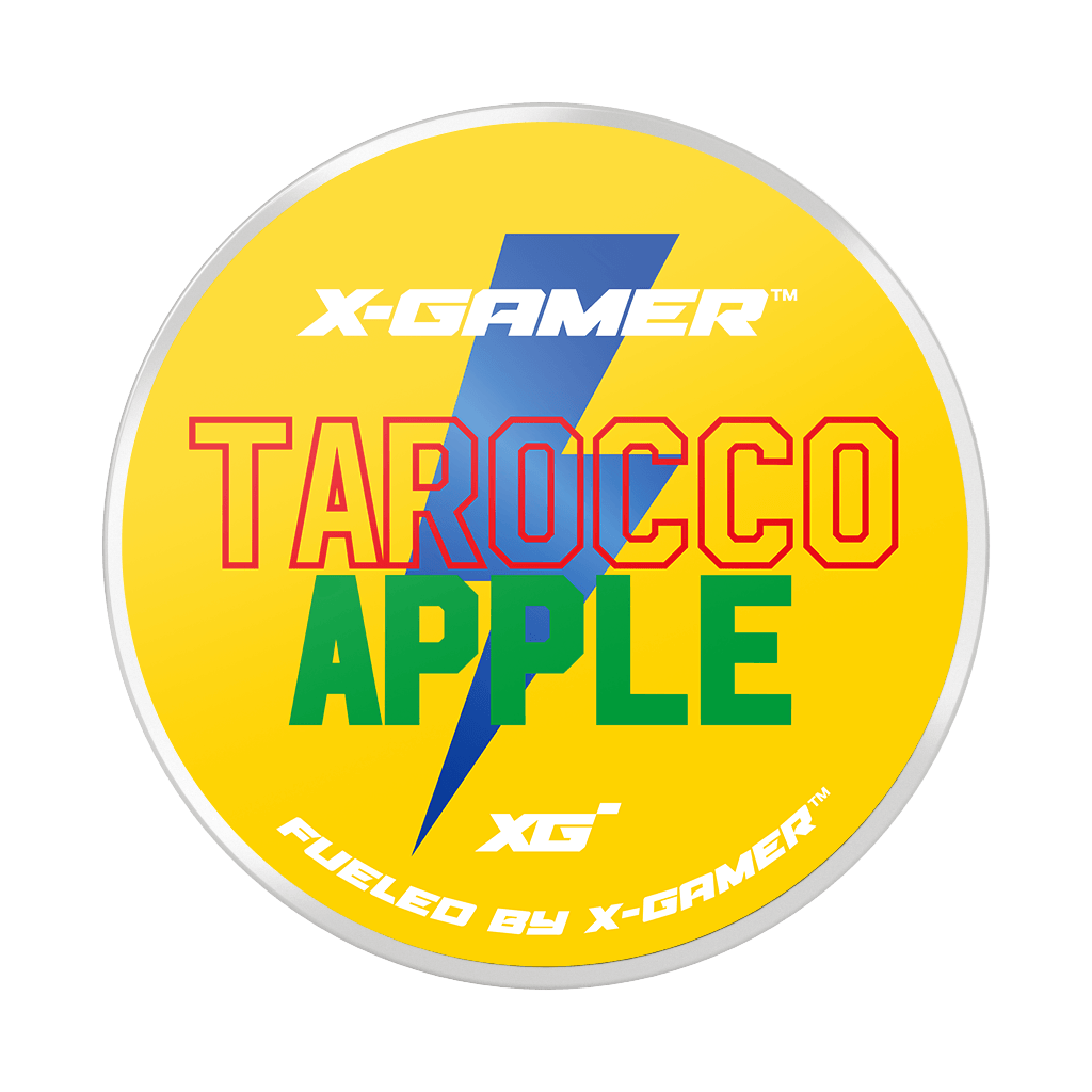 X-Gamer Koffein Snus - Tarocco Apple 50mg Koffein (20 Beutel pro Dose) - Gamingstuff.ch