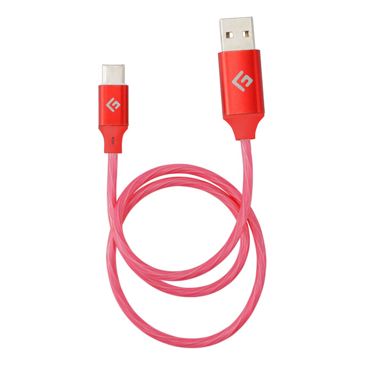 Câble USB C LED 0,5m - rouge pour CHF 19.90